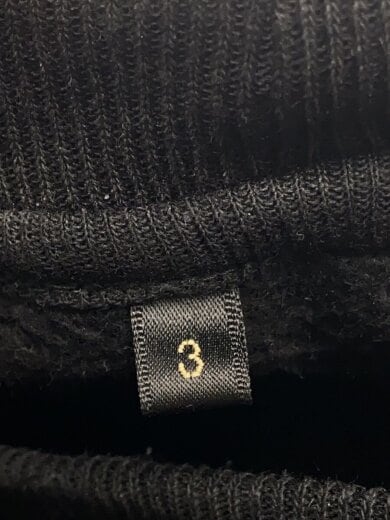 商品画像：26ss/コットン裏毛クルーネックスウェット/3/コットン/BLK/d01-05002 4