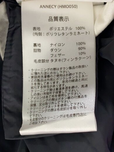 商品画像：ダウンジャケット/S/ポリエステル/BLK/W20PJ1 4