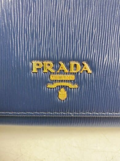 商品画像：3つ折り財布/レザー/BLU/レディース 3