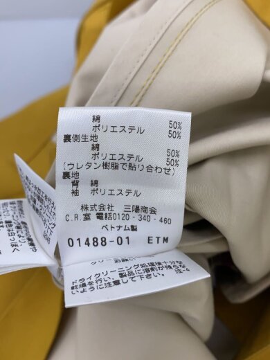 商品画像：ステンカラーコート/38/コットン/YLW/無地/H1C64-206-67// 5