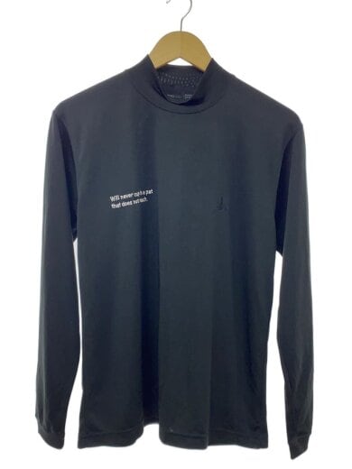 商品画像：長袖Tシャツ/S/ポリエステル/BLK 1