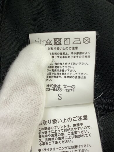 商品画像：長袖Tシャツ/S/ポリエステル/BLK 4