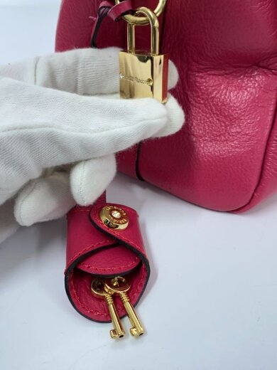 商品画像：ボストンバッグ/レザー/PNK 8