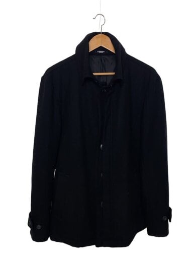 商品画像：ジャケット/--/ウール/BLK/無地/TJK-0610 1