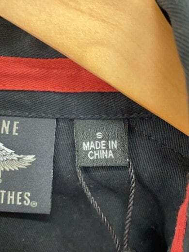 商品画像：長袖シャツ/S/コットン/BLK 4