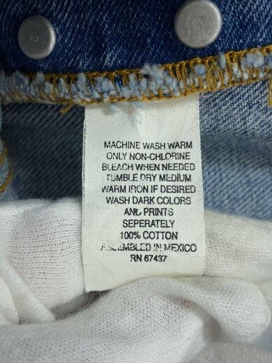 商品画像：ボトム/30/コットン/BLU/無地 6