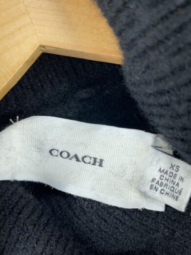 商品画像：ニット・セーター(厚手)/S/ウール/BLK/総柄/CD258 3