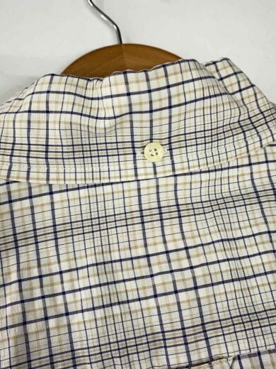 商品画像：長袖シャツ/M/コットン/WHT/GRY/BEG/チェック 7