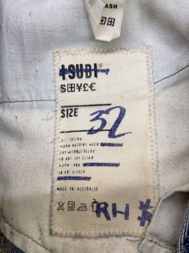 商品画像：ボトム/32/コットン/BLU/無地/md11486 4