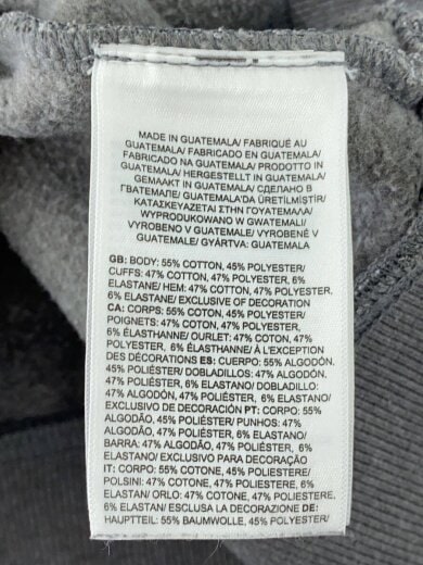 商品画像：パーカー/M/コットン/GRY/無地 4