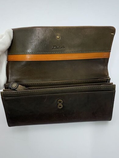 商品画像：長財布/レザー/BRW/無地/レディース 4