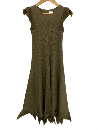 商品画像：ノースリーブワンピース/1/ポリエステル/KHK/無地/PP61-JH613 1