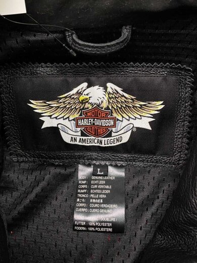 商品画像：レザージャケット・ブルゾン/L/レザー/BLK 3