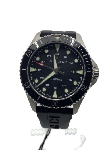 商品画像：自動巻腕時計/アナログ/ラバー/BLK/BLK/SS/H825150 1