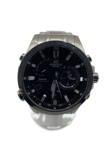 商品画像：ソーラー腕時計・EDIFICE/アナログ/ステンレス/BLK/SLV/SS 1