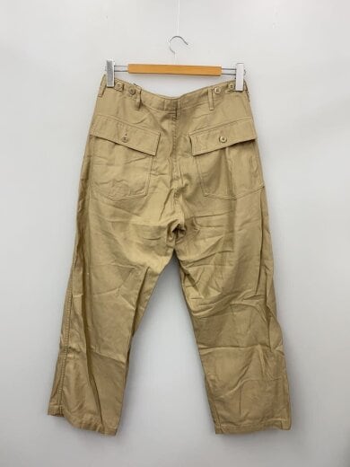 商品画像：ボトム/4/コットン/BEG/無地/ボタンフライ/ベイカーパンツ 2