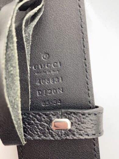 商品画像：ベルト_GGマーモント/レザー/BLK/無地/メンズ 3