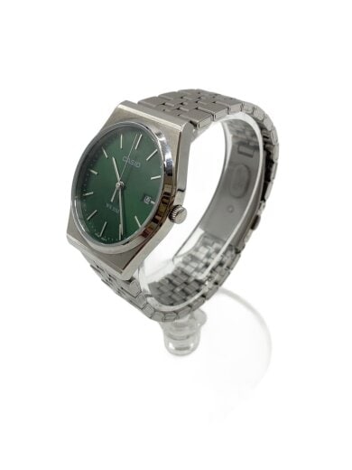 商品画像：クォーツ腕時計/アナログ/ステンレス/GRN/SLV/SS/MTP-B145 2