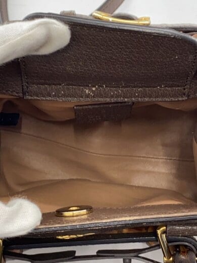 商品画像：ミニ・トップハンドルバッグ_ダイアナ_ジャンボGG/キャンバス/BRW/総柄 6