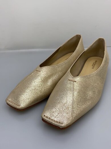 商品画像：フラットパンプス/37/GLD 2