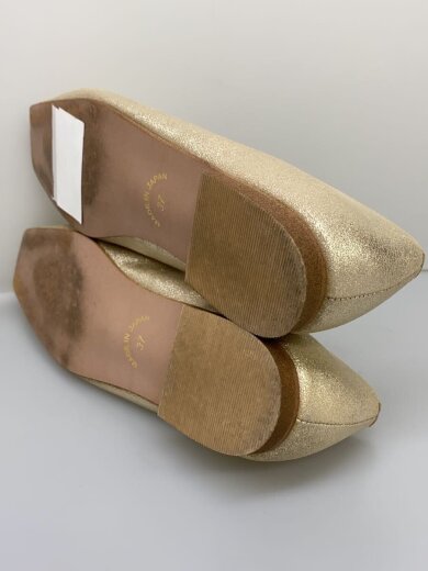 商品画像：フラットパンプス/37/GLD 4