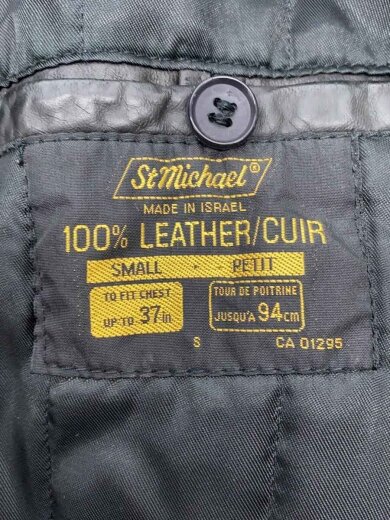 商品画像：レザージャケット・ブルゾン/--/レザー/BLK/無地 3