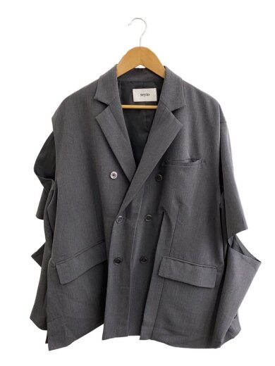 商品画像：テーラードジャケット/2/ポリエステル/GRY/SETOY0324001 1