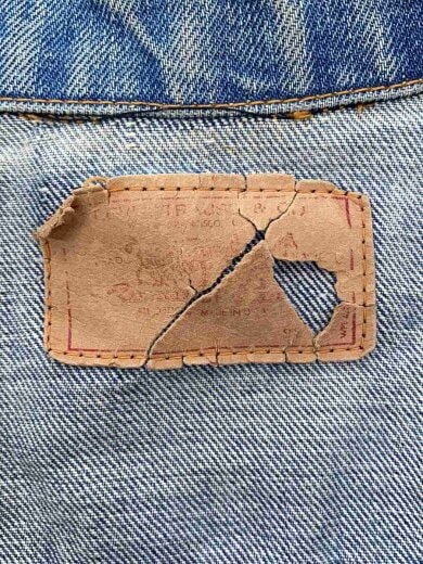 商品画像：Gジャン/70S/ビッグe/デニム/BLU/無地 3