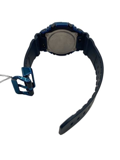 商品画像：クォーツ腕時計_G-SHOCK/アナログ/ラバー/BLU/BLK/SS// 4