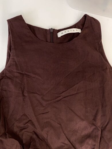 商品画像：ノースリーブワンピース/--/コットン/BRW 4