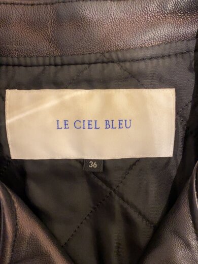 商品画像：ダブルライダースジャケット/36/羊革/ブラック/18s64007 3