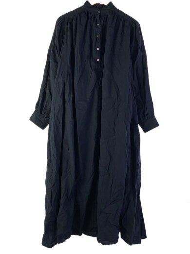 商品画像：長袖ワンピース/--/コットン/NVY/3710300410// 1