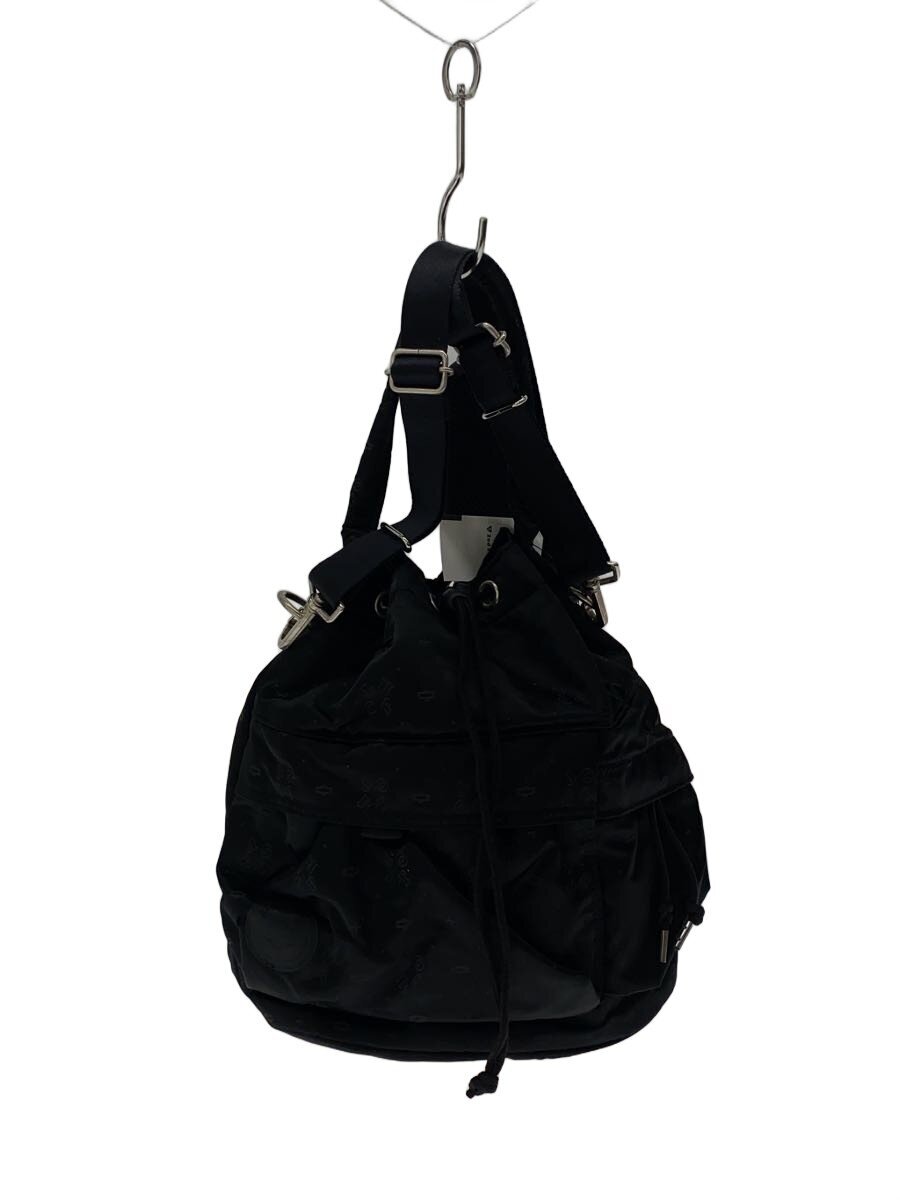 POTR / バッグ/ナイロン/ブラック/総柄