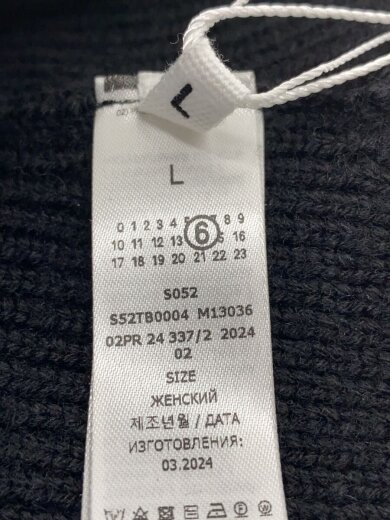 商品画像：ニットキャップ/L/ウール/BLK/レディース/S52TB0004 4