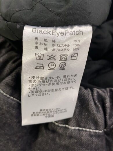 商品画像：METAL LOGO HOODED DENIM JACKET/ジャケット/S/コットン/BLK 4