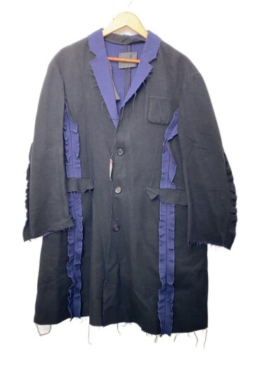 商品画像：コート/2/ウール/NVY/無地/N1104 1