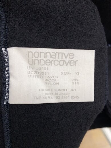 商品画像：カーディガン(薄手)/XL/ウール/NVY/無地/UN-J0401 4