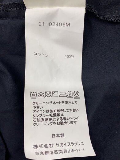 画像：sacaiTシャツ/2/コットン/BLK/21-02496m4