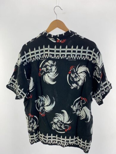 画像：NEIGHBORHOODアロハシャツ/XL/ポリエステル/BLK/総柄/201TSNH-SHM072