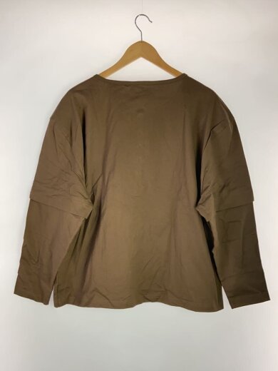 商品画像：65537/長袖Tシャツ/2/コットン/BRW/65537-CS02C 2