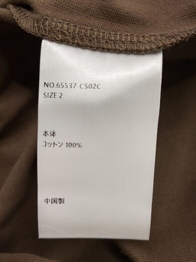 商品画像：65537/長袖Tシャツ/2/コットン/BRW/65537-CS02C 4