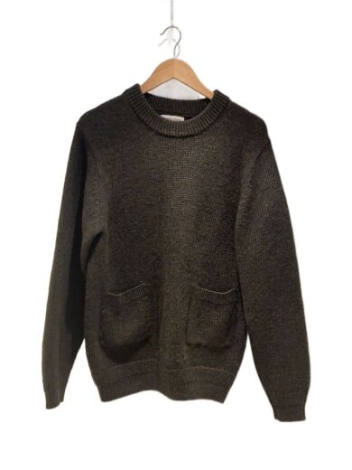 商品画像：ニット・セーター(厚手)/M/ウール/カーキ 1