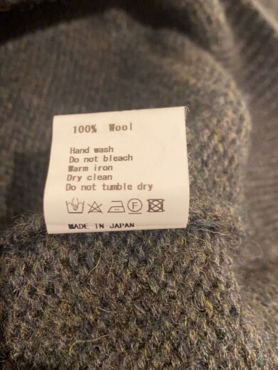 商品画像：ニット・セーター(厚手)/M/ウール/カーキ 4