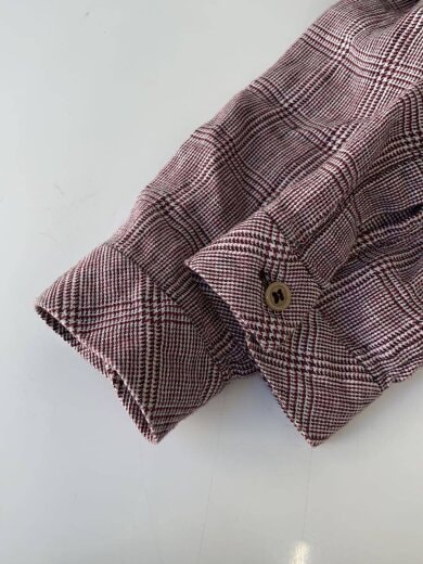 商品画像：長袖シャツ/--/リネン/BRD/千鳥格子 5