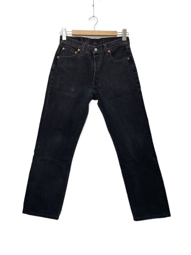 商品画像：ストレートパンツ/30/コットン/BLK 1