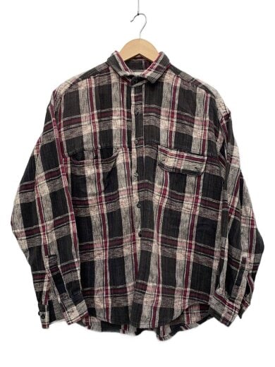 商品画像：長袖シャツ/M/コットン/GRY 1