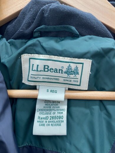 画像：L.L.Beanダウンジャケット/S/ナイロン/GRN3