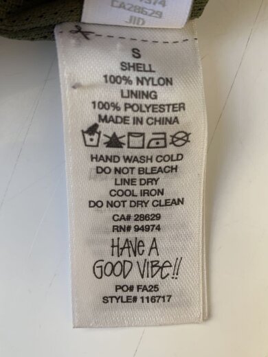 商品画像：TRAINING PANT/S/ナイロン/GRN/11671717 4