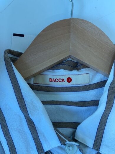 商品画像：長袖ワンピース/--/--/WHT/ストライプ 3