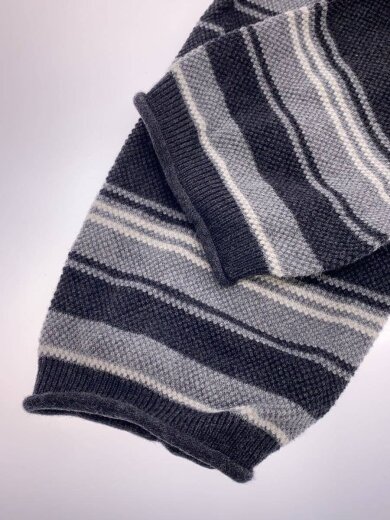 商品画像：LIGHT MOSS STITCH P/O /長袖Tシャツ/2/コットン/ブラック/ボーダー/2501-001 5